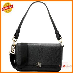 Mini Leather Crossbody Bag with Adjustable Strap and Interior Pockets